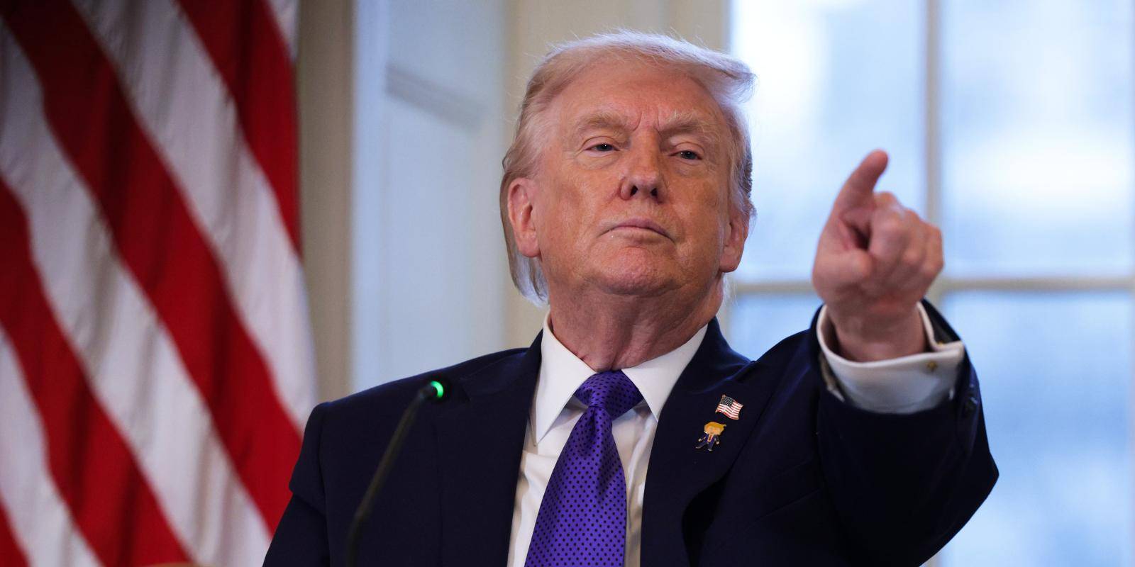 US President Donald Trump announced trade policy