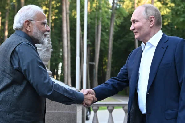 Russian President Vladimir Putin in New Delhi