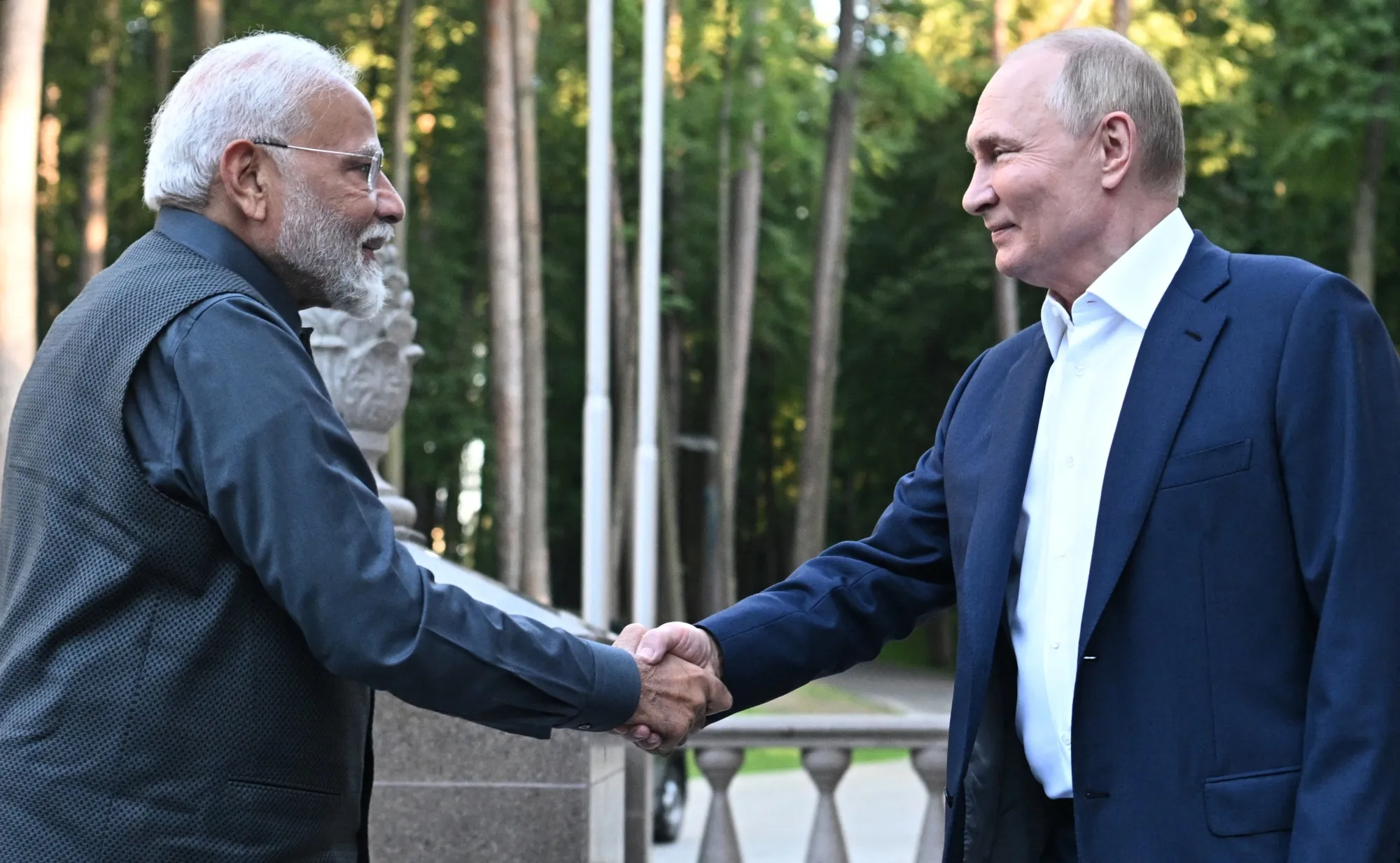 Russian President Vladimir Putin in New Delhi